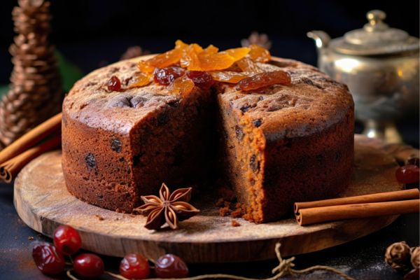 Bolo de Fubá com Canela