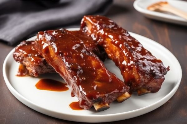 Costelinha com molho barbecue outback