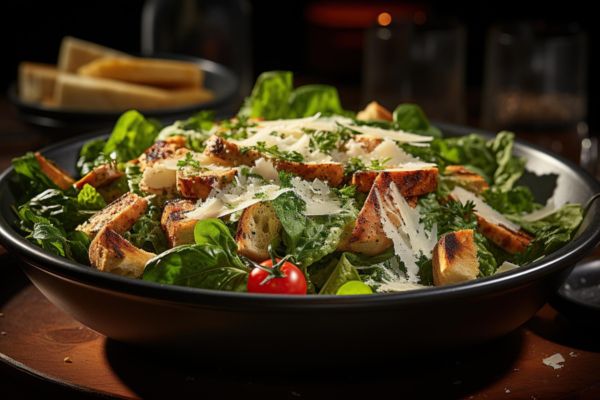 Salada de Frango Caesar