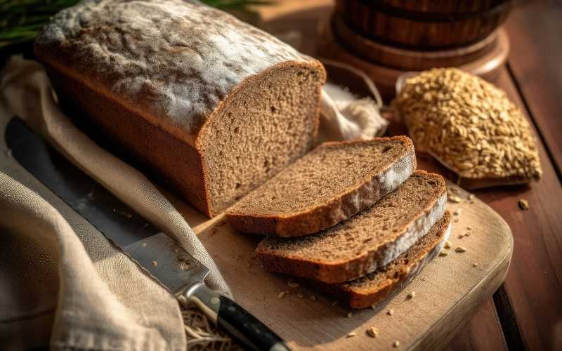 Quais são os benefícios de consumir pão integral com farinha integral, linhaça e aveia