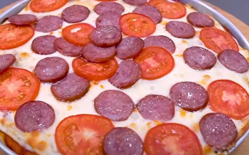 É fácil fazer pizza de liquidificador