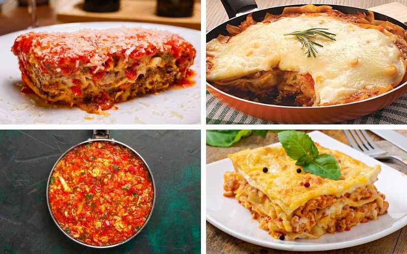 Posso fazer uma versão vegetariana da lasanha na frigideira