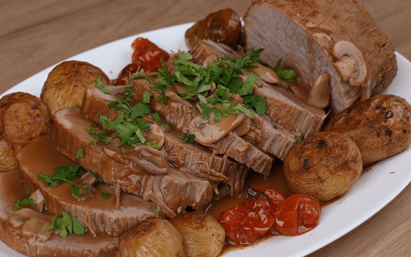 Lagarto ao Molho Madeira muito rápido