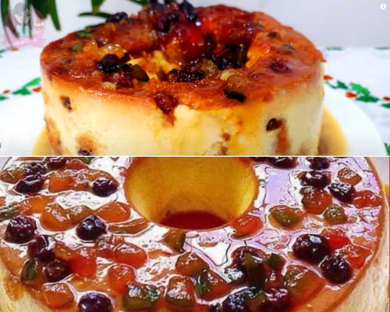Pudim de Panetone