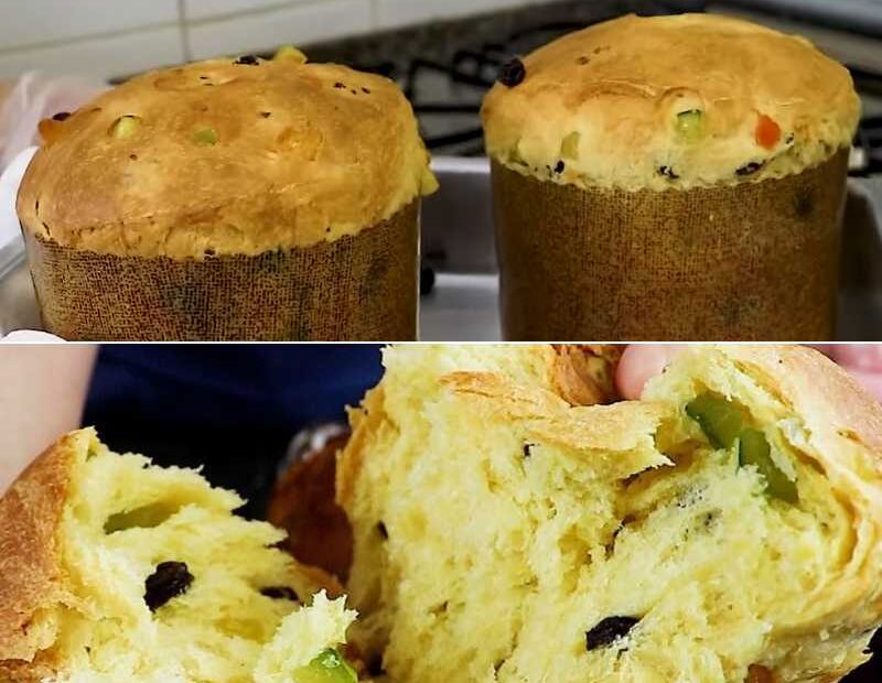 Receita de Panetone Caseiro