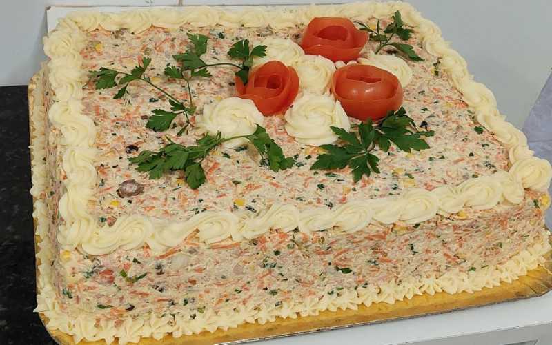 TORTA FRIA LANCHE PARA 50 PESSOAS