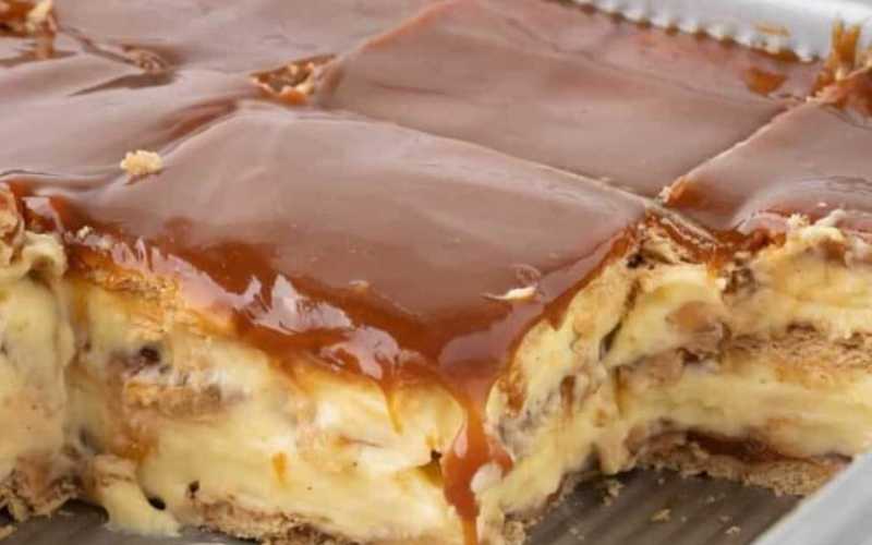 Bolo de Maçã e Caramelo